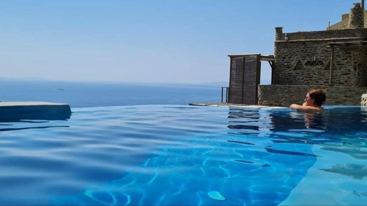 Aegean Castle Andros - Adults Only Aparthotel Agia Eleousa Exterior photo